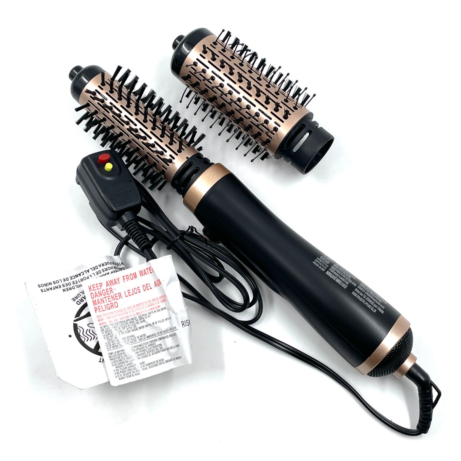 Beautimeter ビューティメーター ヘアドライヤーブラシ 3-in-1 ヘアスタイラー 回転式ブロードライヤーブラシ CT-521 ゴールド 【MY318】