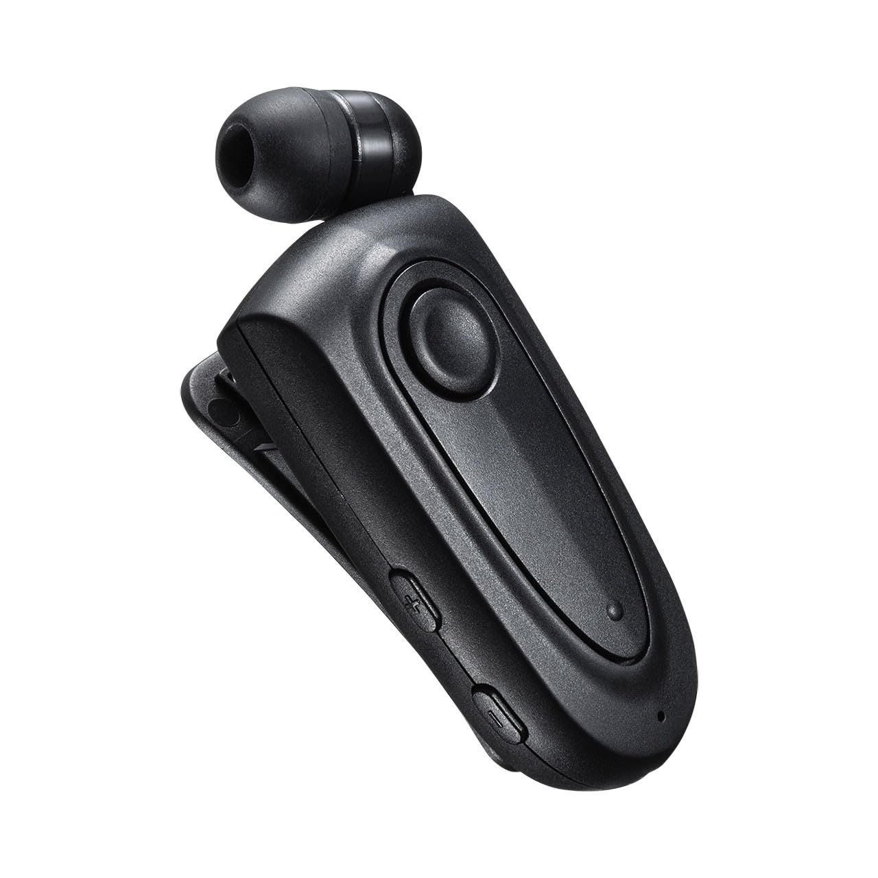新品 サンワサプライ Bluetoothモノラルヘッドセット(ケーブル巻き取り+クリップタイプ) MM-BTMH50BK
