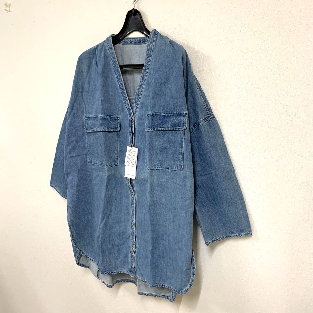 Vin】ヴァン/デニムシャツジャケット/9号/未使用品/ヤマダヤ - メルカリ