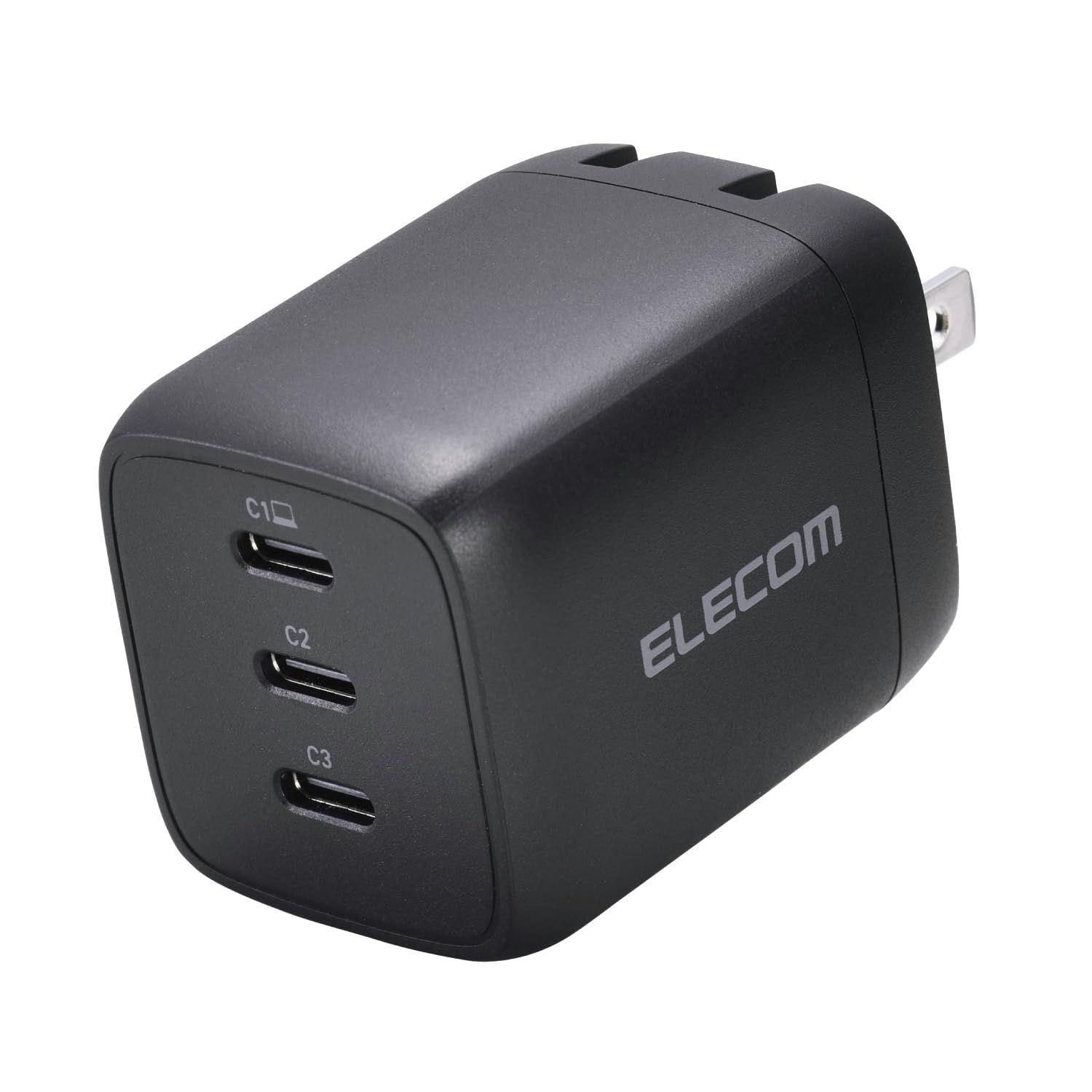 新品 エレコム 充電器 67W 3ポート USB-C×3 自動分配 USB PD対応 スイング式プラグ採用 ブラック ACDC-PD11167BK