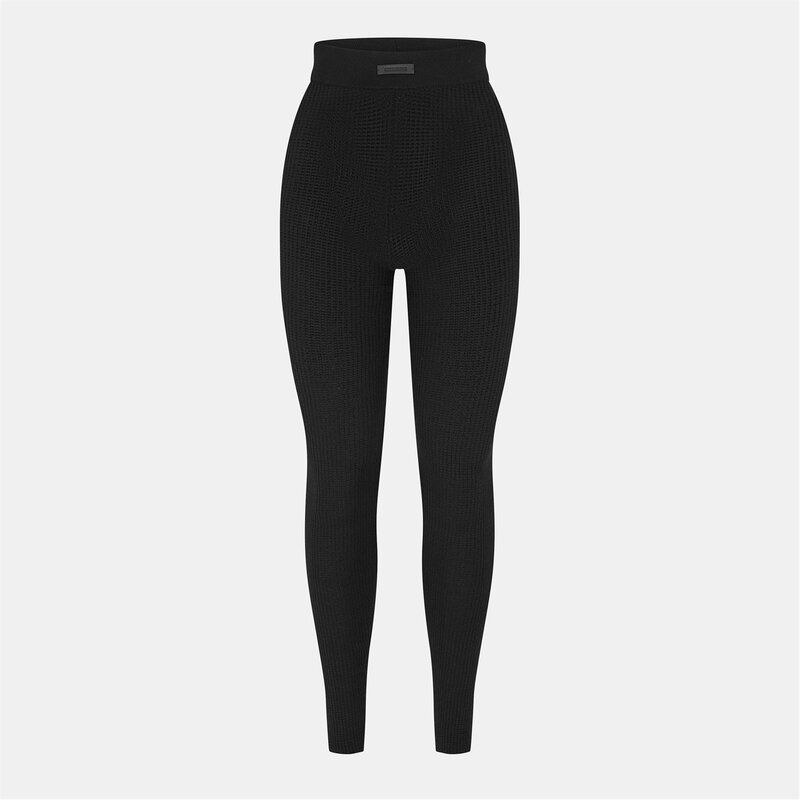 フィアオブゴッド レディース アンダーウェア ナイトウェア FEAR OF GOD ESSENTIALS FGE Waffle Legging Ld53 Jet Black ブラック