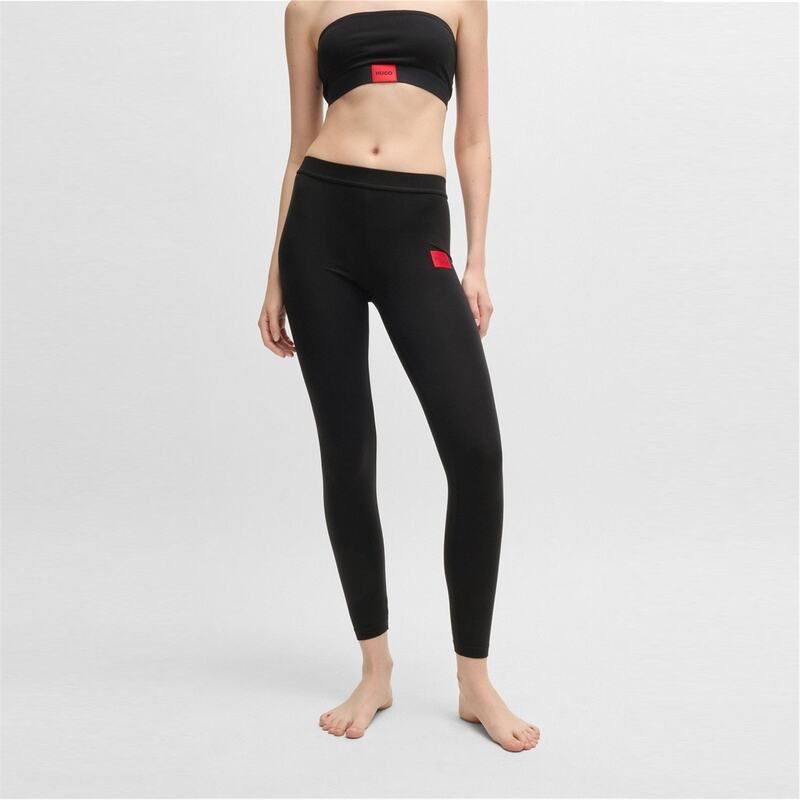 フューゴ レディース アンダーウェア ナイトウェア Hugo TWIN BRALETTE STRIPE 10240727 Black ブラック