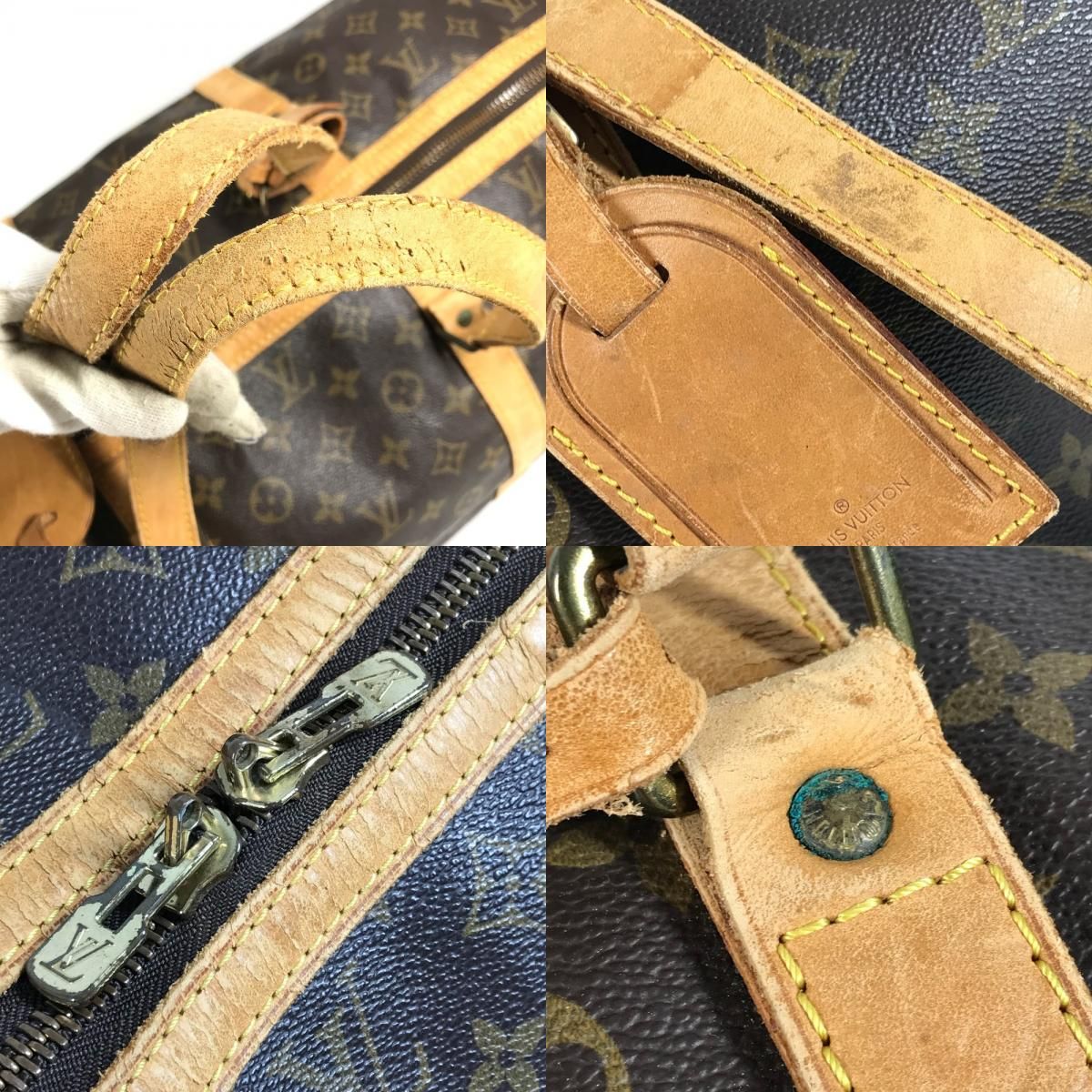 LOUIS VUITTON ルイヴィトン ボストンバッグ サックスープル 55 サック