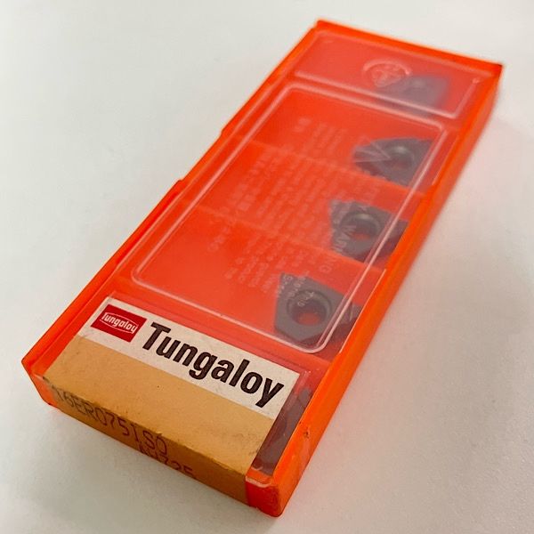【未開封】Tungaloyタンガロイ 16ER075ISO AH725 ねじインサート 5個入/箱 ●132587