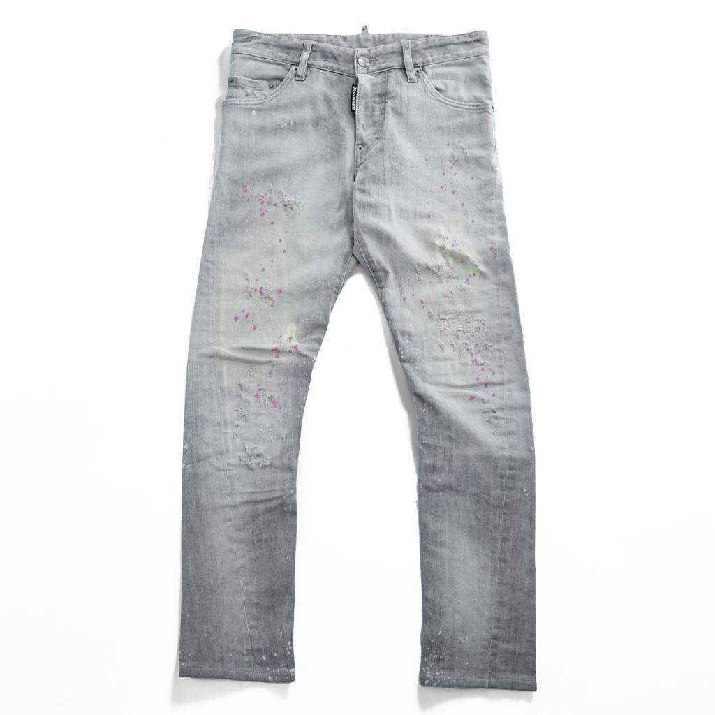 DSQUARED2 イタリア製 Sexy Twist Jean クラッシュ加工 デニムパンツ DSQUARED2 イタリア製 Sexy Twist Jean クラッシュ加工 デニムパンツ