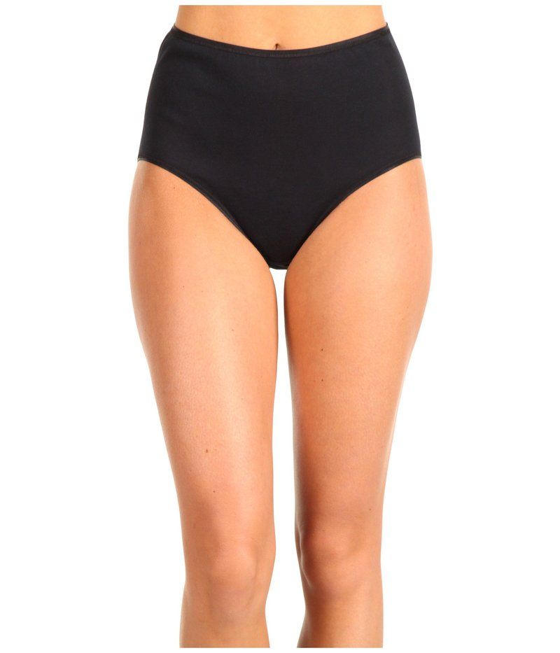 ハンロ レディース アンダーウェア パンツ コットン Hanro Cotton Seamless Full Brief 1625 Black ブラック