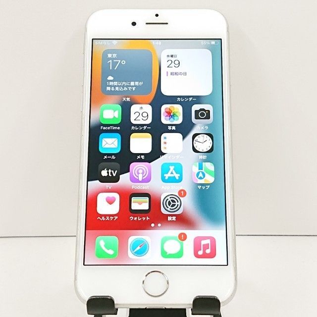 iPhone6s 64GB SIMフリー シルバー 送料無料 本体 c19346