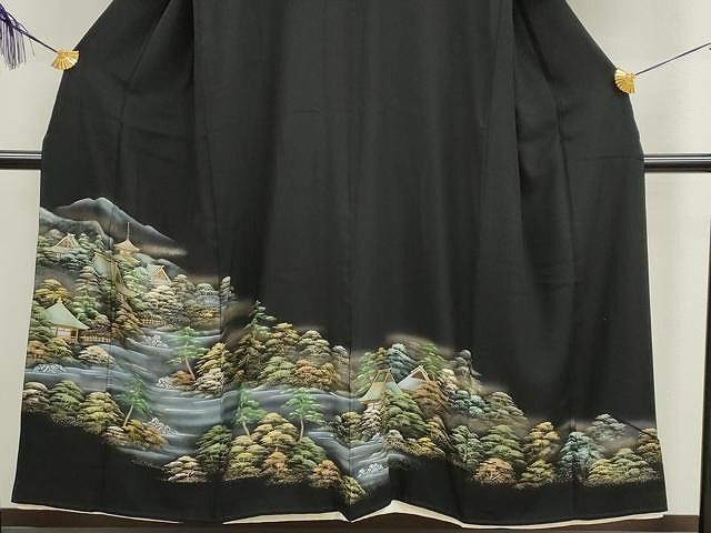 Amari128 訪問着 正絹絵夢工房身丈１６１．５裄丈６７ 遠山 乱菊 Amari128様専用 訪問着 正絹絵夢工房身丈161．5裄丈67 遠山 乱菊
