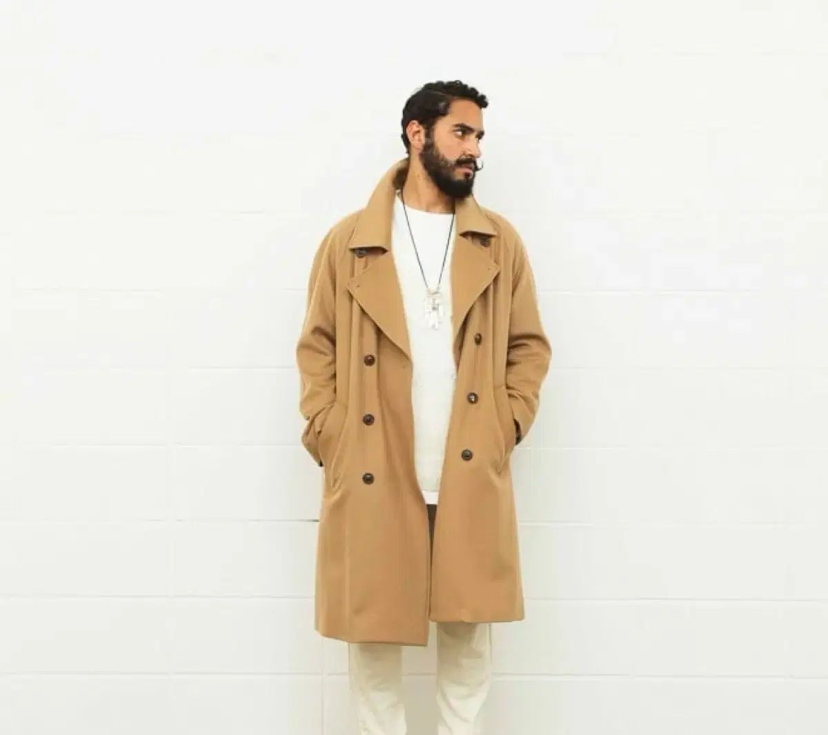 UNUSED アンユーズド 日本製 DOUBLE OVERCOAT ダブルオーバーコート US0821 2 キャメル トレンチ チェスター アウター【中古】【UNUSED】 アンユーズド ダブル オーバーサイズ コート キャメル - メルカリ