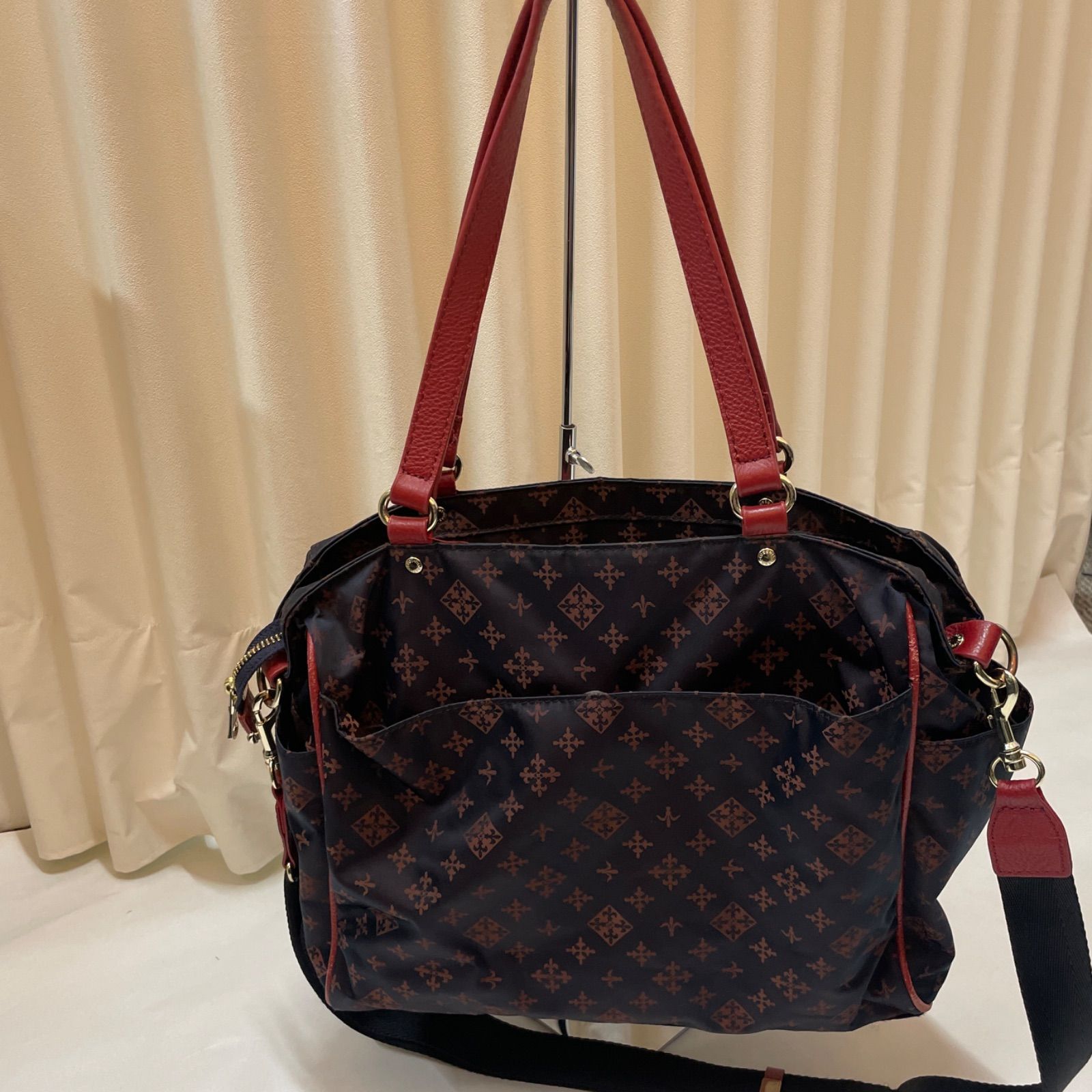russet ラシット 2way ショルダーバッグ トートバッグ モノグラム スリム2WAYトートバッグ <エンボスモノグラム>（トートバッグ