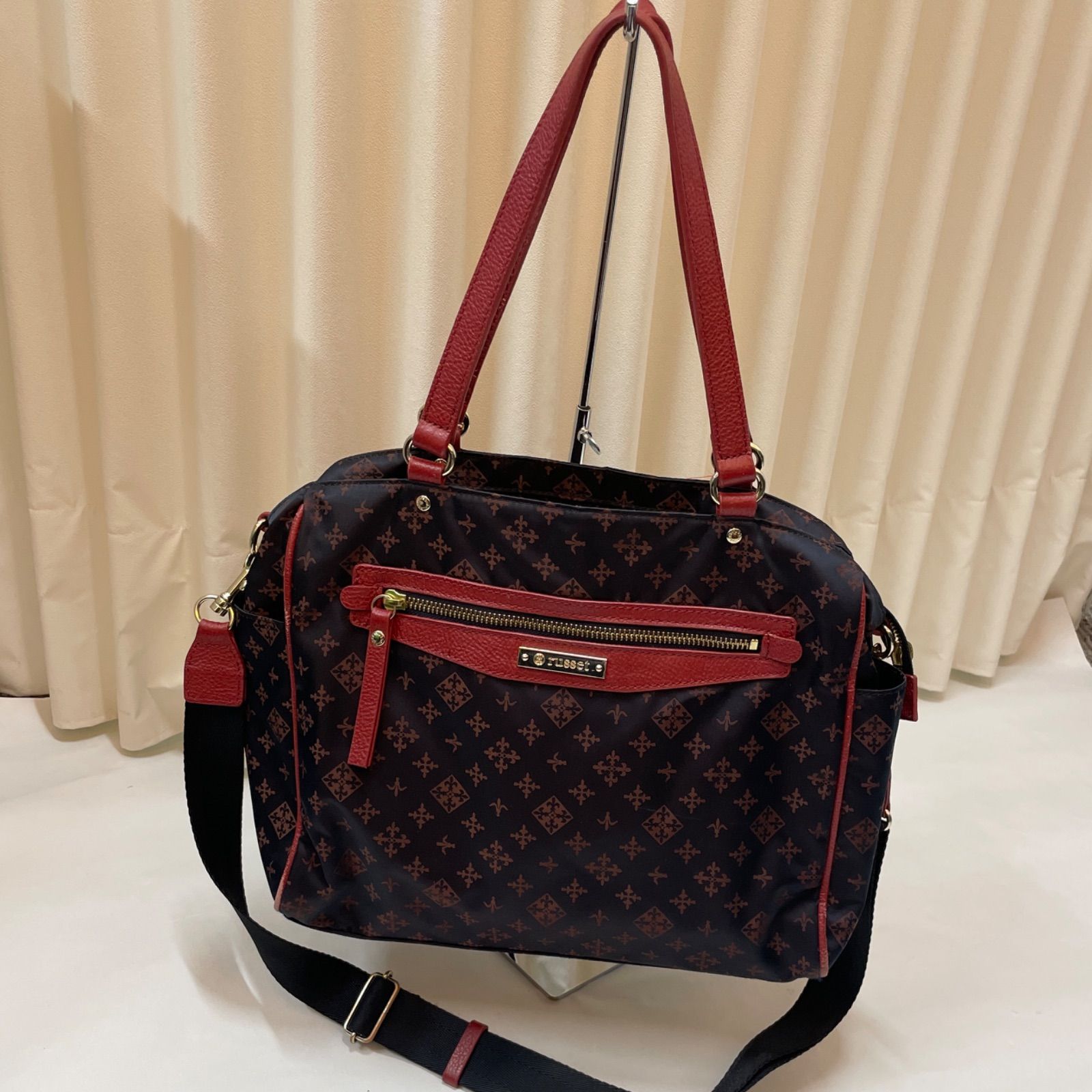 russet ラシット 2way ショルダーバッグ トートバッグ モノグラム russet ラシット 2way トート モノグラム ショルダー 管理番号SC505