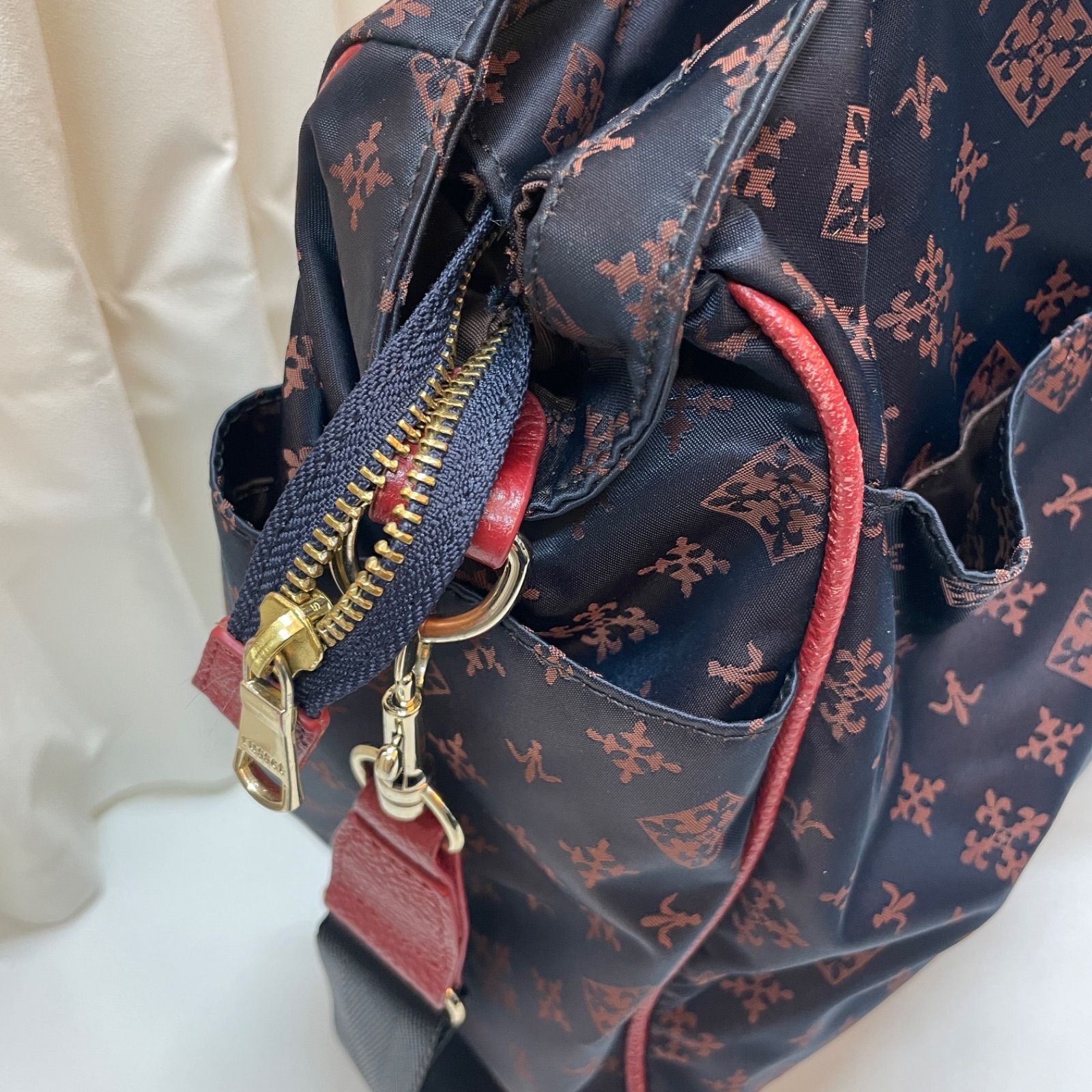 russet ラシット 2way ショルダーバッグ トートバッグ モノグラム スリム2WAYトートバッグ <エンボスモノグラム>（トートバッグ