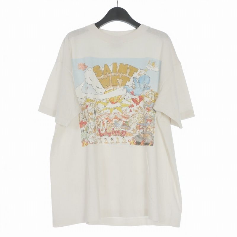 セントマイケル SAINTMICHAEL 26SS SAINT WET SS T-SHIRT プリントT 