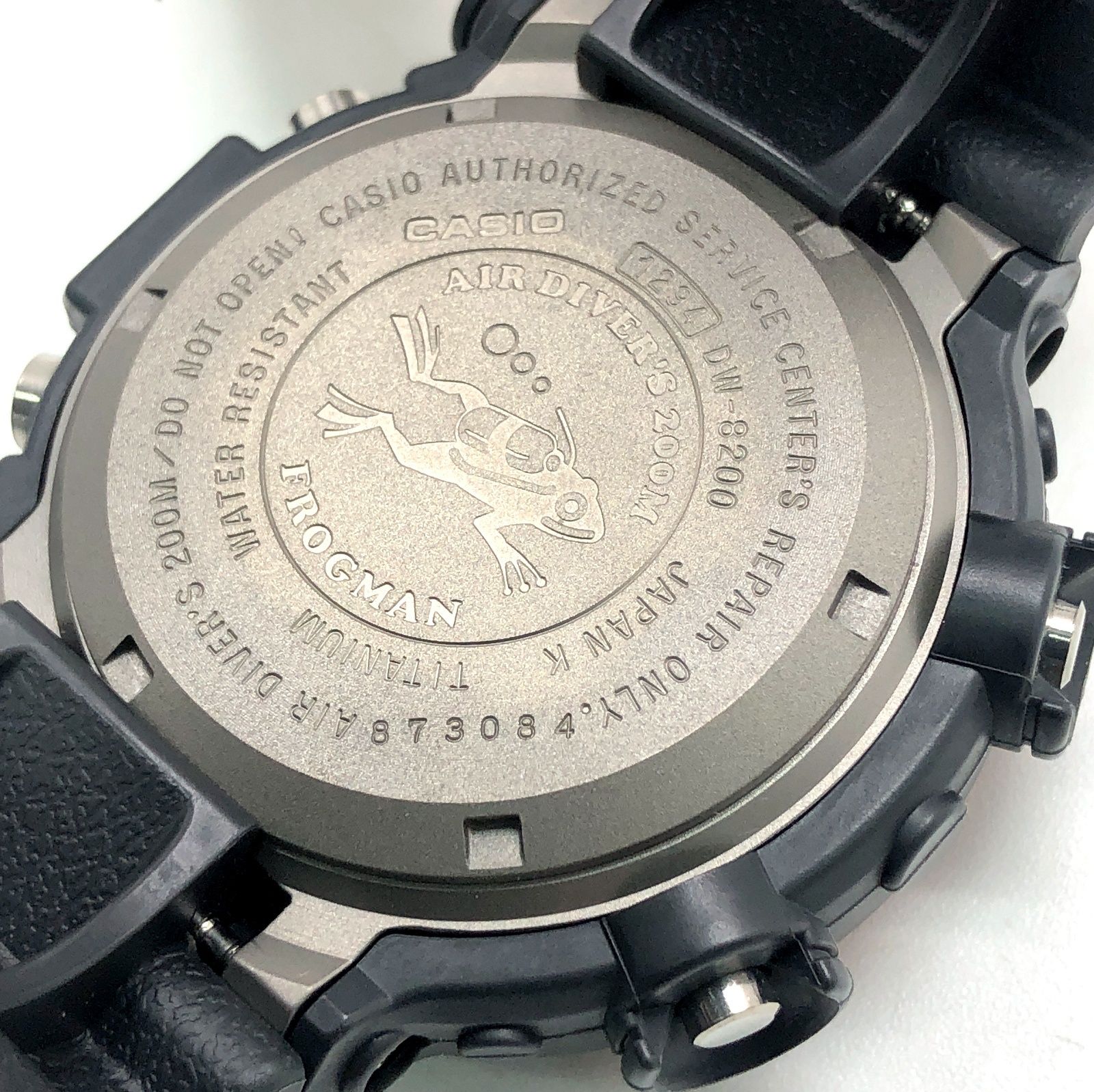 G-SHOCK ジーショック DW-8200-1A FROGMAN 2代目 フロッグマン チタン 