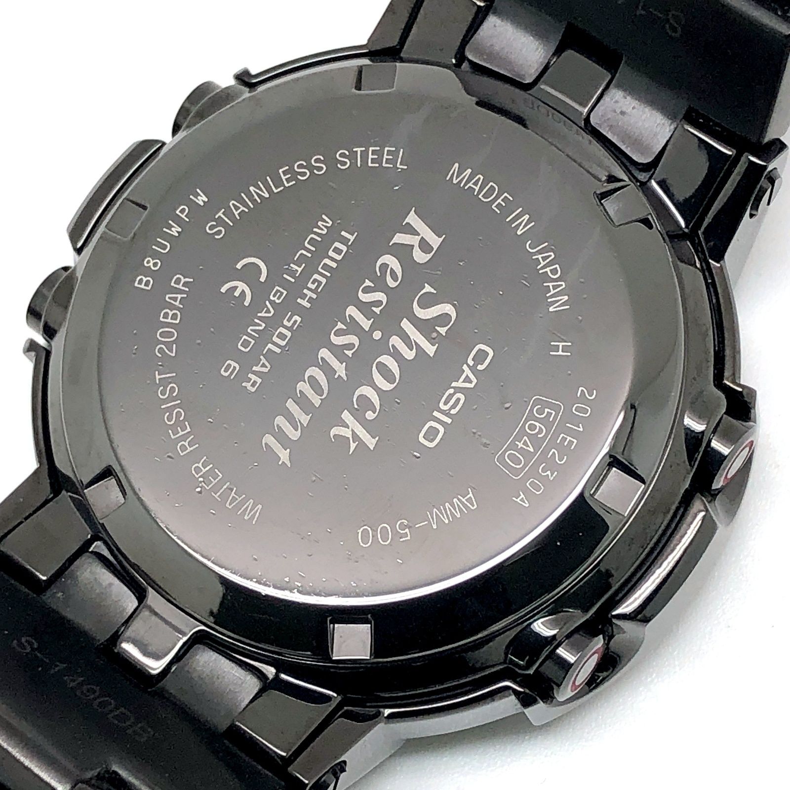 G-SHOCK ジーショック AWM-500-1A フルメタル 電波ソーラー ダブルLED 
