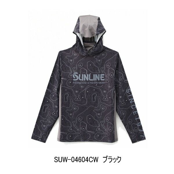 （26年4月新商品） サンライン BUG OFF クイックドライフーディー SUW-04604CW ブラック Lサイズ