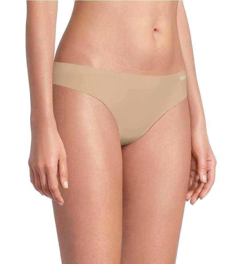 ダナキャラン レディース アンダーウェア パンツ DKNY by Donna Karan Litewear Cut Anywhere Thong GlowVanilla
