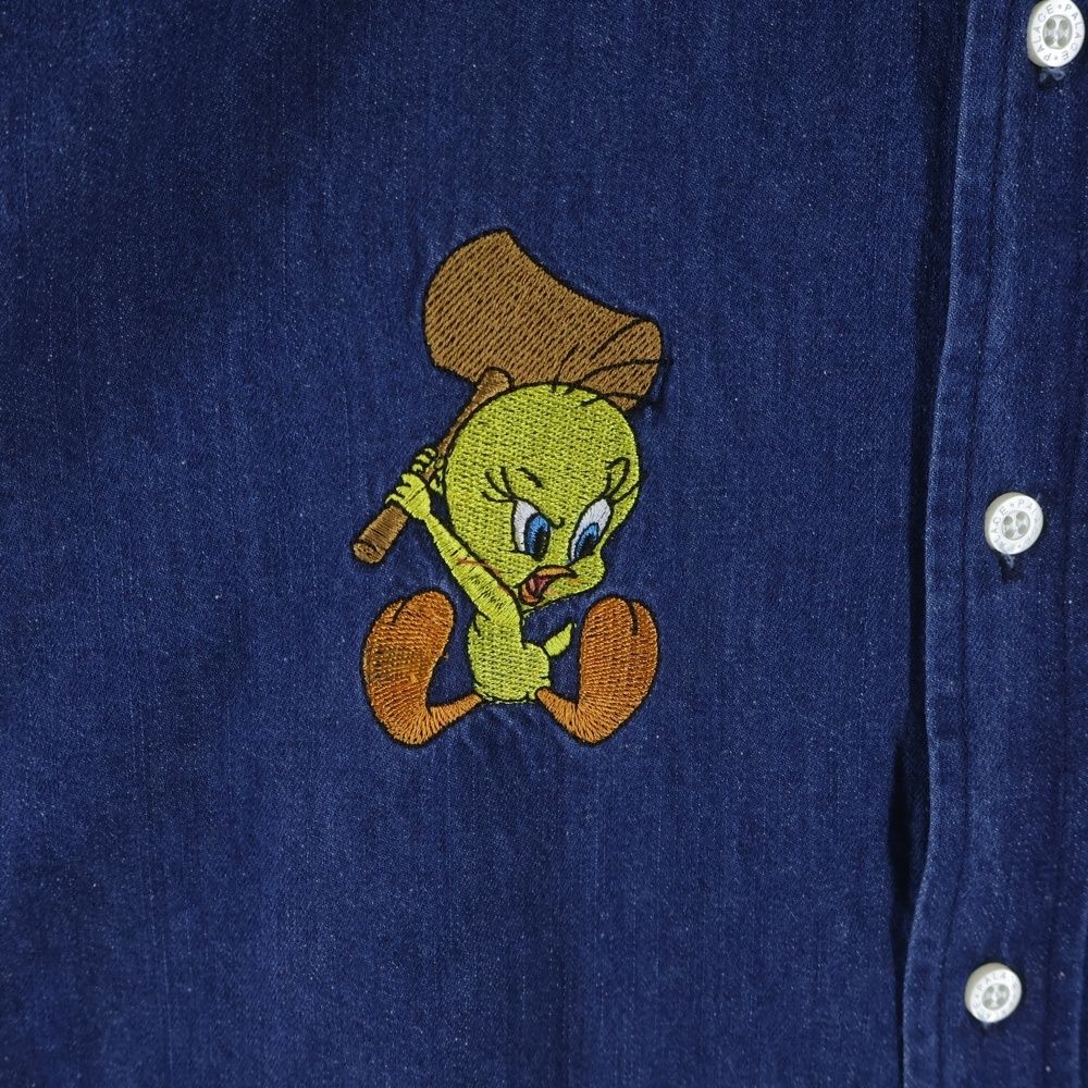 palace tweety デニムシャツ　トゥイーティー　パレス Palace Skateboards (パレススケートボーズ) 20AW ×Looney Tunes