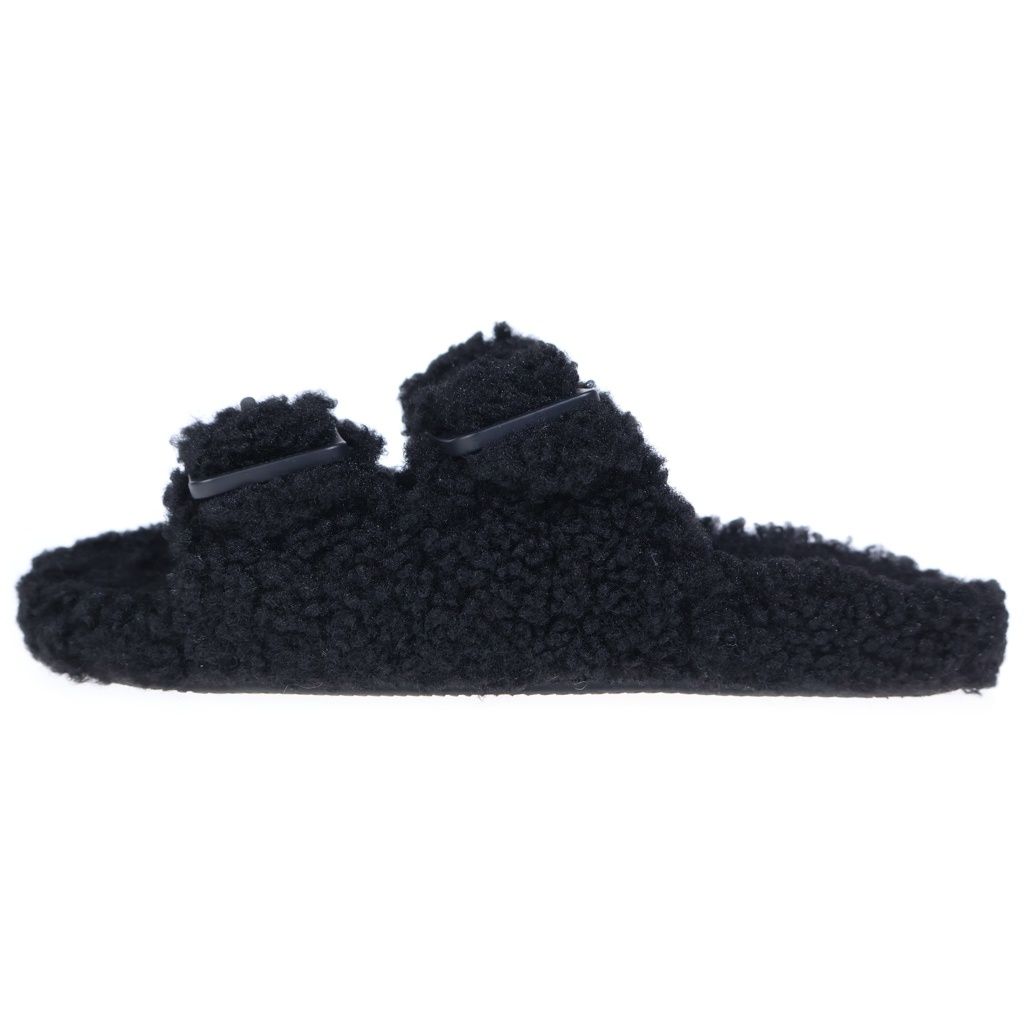 Balenciaga ボア サンダル ブラック BALENCIAGA (バレンシアガ) MALLORCA SHEARLING マヨルカ シアリング
