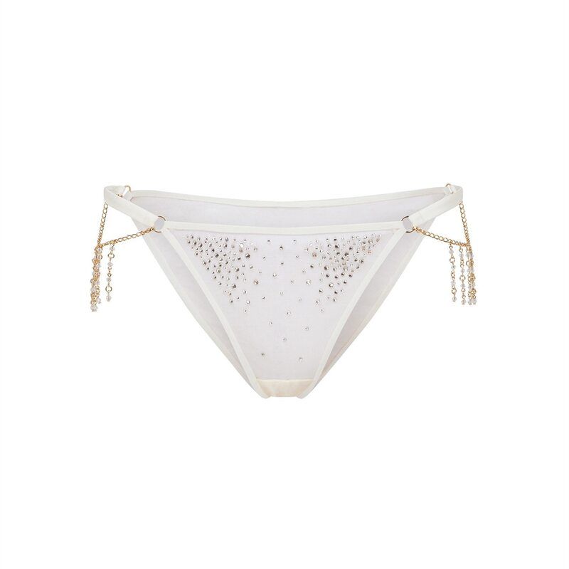 エージェントプロヴォケイター レディース アンダーウェア パンツ Agent Provocateur SOLAR Brief WhiteSand ホワイト