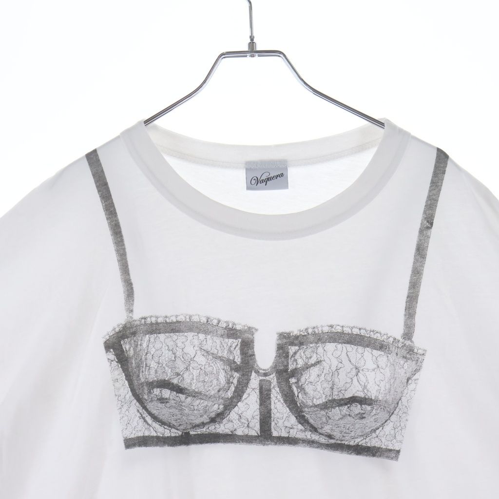 VAQUERA (ヴァケラ) Trompe L'Oeil Tall Tee トロンプルイユ 半袖T