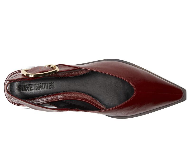 スティーブ マデン レディース アンダーウェア 靴下 Steve Madden Shay Burgundy Leather バーガンディ