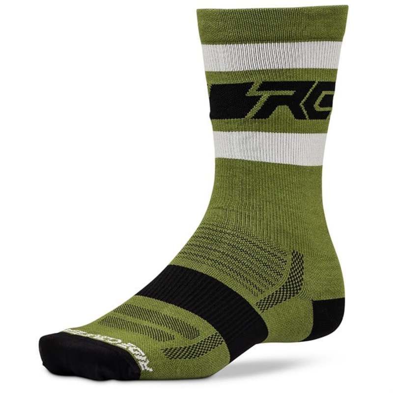 ライドコンセプツ メンズ アンダーウェア 靴下 ウール Ride Concepts FiftyFifty Wool 8 Bike Socks Olive オリーブ