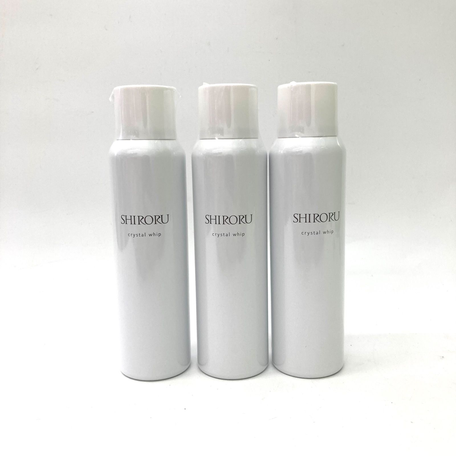 SHIRORU】シロル クリスタルホイップ 洗顔 120g 3本セット 未開封-新登場