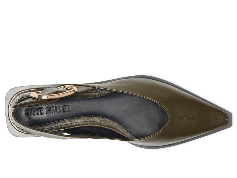 スティーブ マデン レディース アンダーウェア 靴下 Steve Madden Shay Olive Leather オリーブ