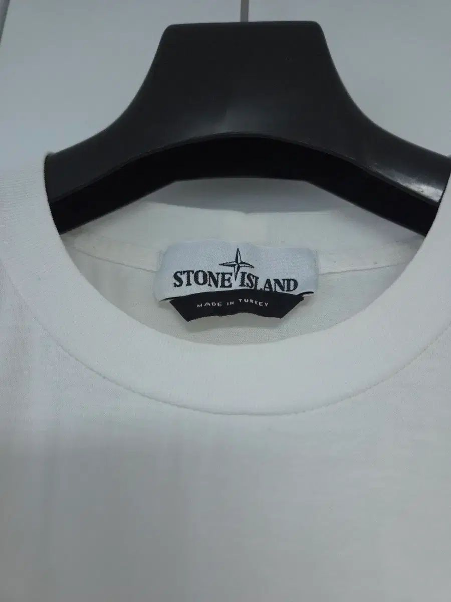 STONE ISLAND ストーンアイランド コンパス ロゴ 半袖Tシャツ 白 XL