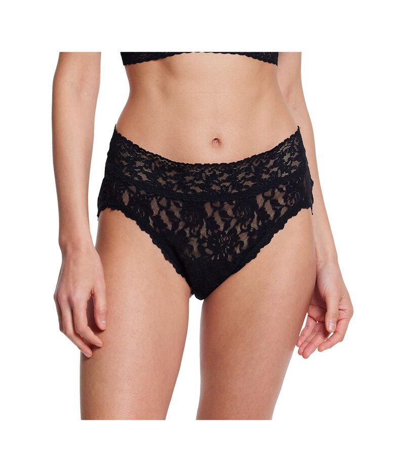 ハンキーパンキー レディース アンダーウェア パンツ レース Hanky Panky Signature LaceR Leakproofrench Brief Black ブラック