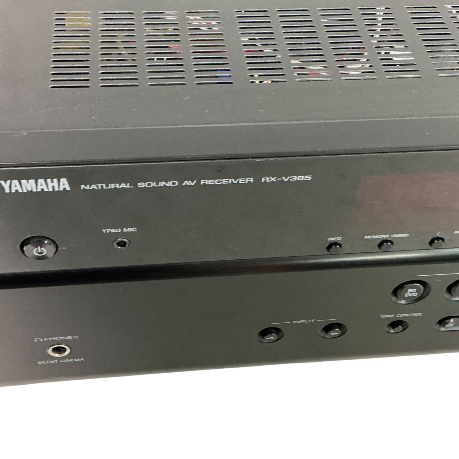 YAMAHAAVレシーバーRX-V385動作確認済みリモコン付5.1chHDMI/Bluetooth
