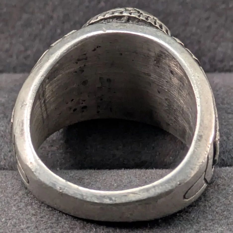 REED Silver925 2008年 ブルーストーン カレッジリング 11.8号 ユニ