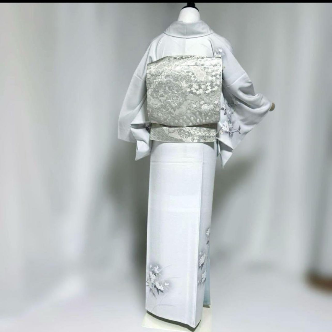 訪問着フルセット きもの英 洗える最高級 美品 白系 上品コーデ - メルカリ