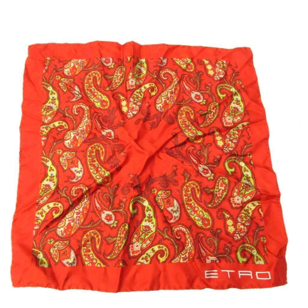 エトロ ETRO 美品 スカーフ 3点セット ペイズリー 総柄 絹 シルク