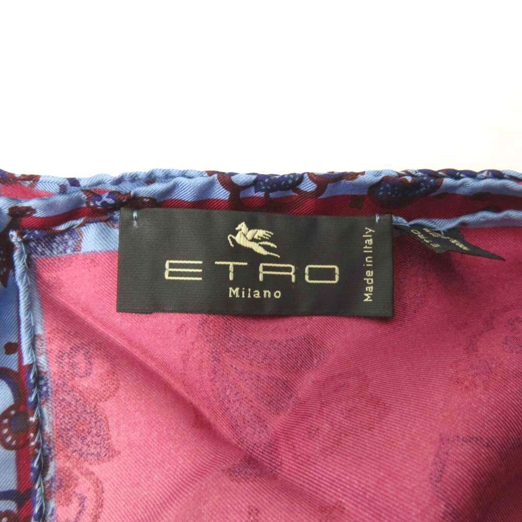 エトロ ETRO 美品 スカーフ 3点セット ペイズリー 総柄 絹 シルク