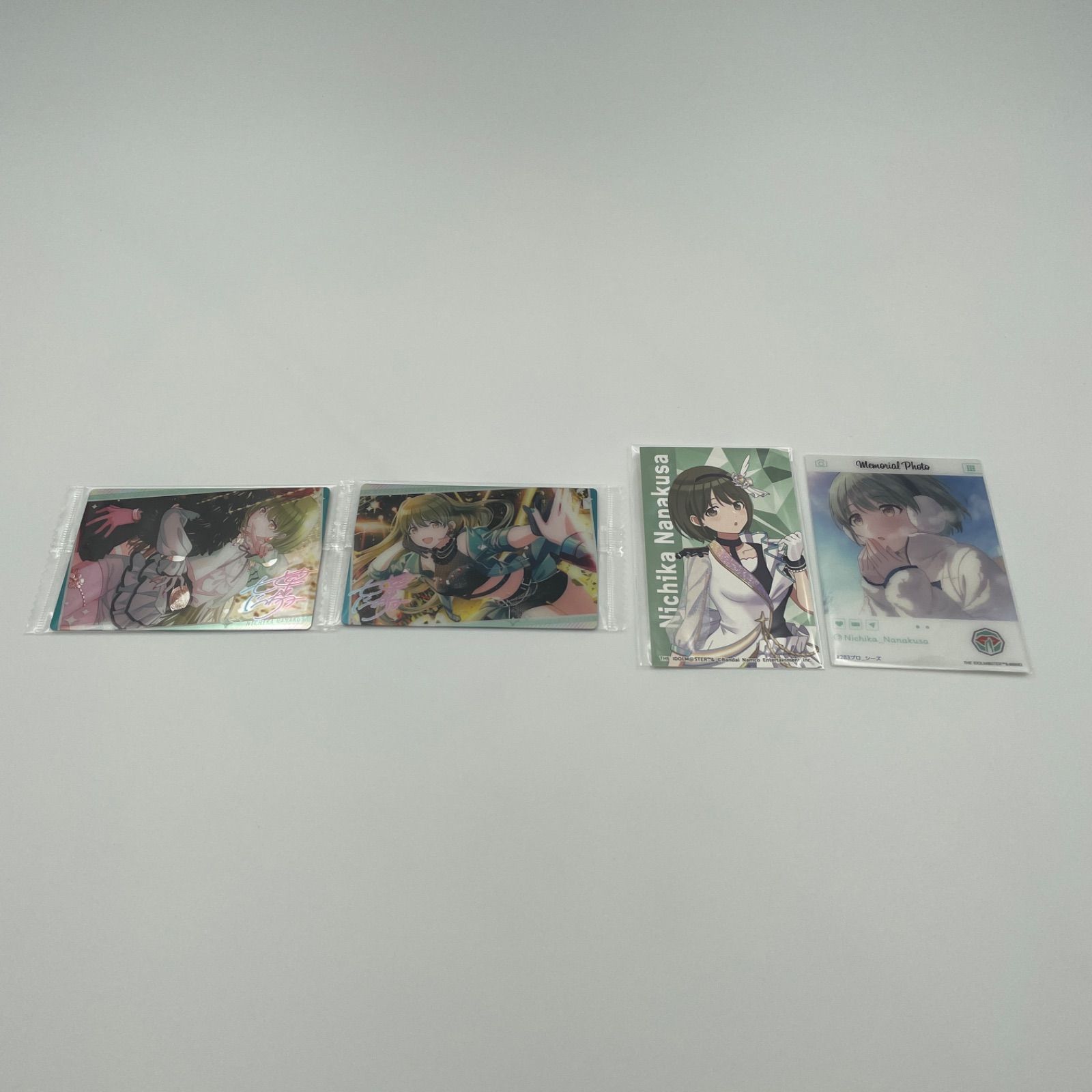 七草にちか 初期缶 34点まとめ売り 七草にちか アイドルマスターシャイニーカラーズ カードほか計4点 id