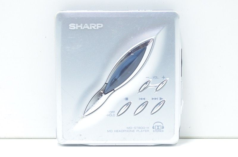 SHARP MDヘッドホンプレーヤー MD-SS421-S Limited 送料無料】 シャープ SHARP MDヘッドホンプレーヤー MD-ST800-H