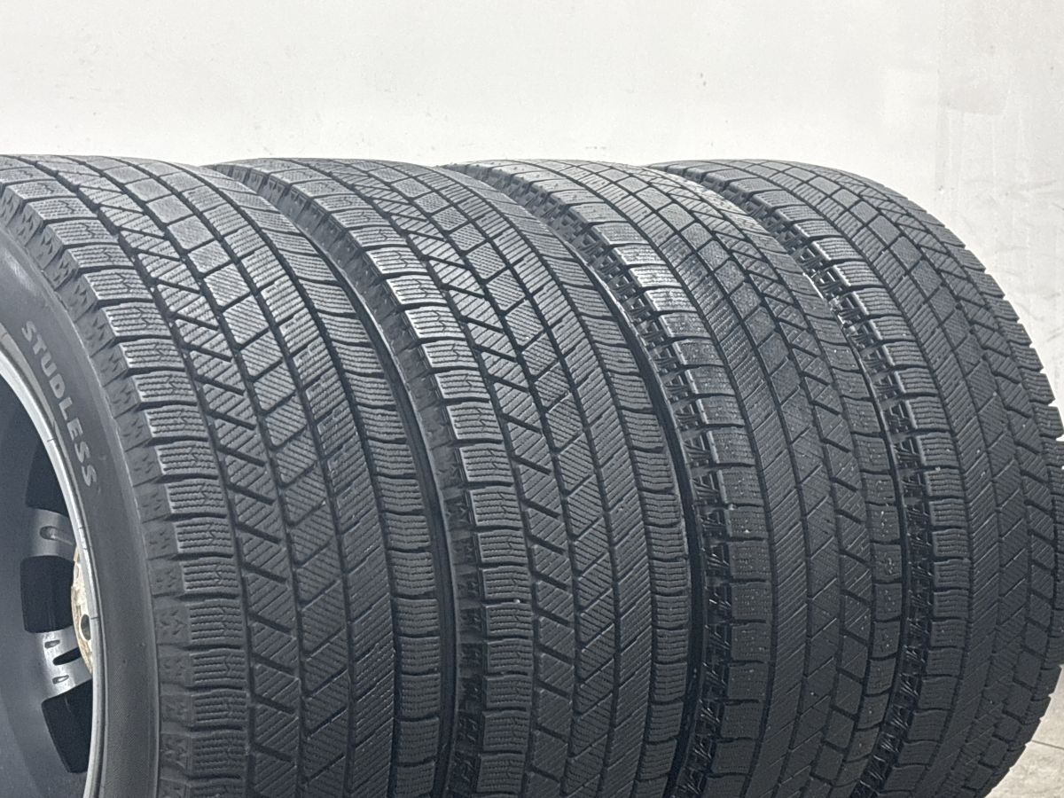 美品 バリ溝】バルミナ 16in 6.5J +39 PCD114.3 ブリヂストン