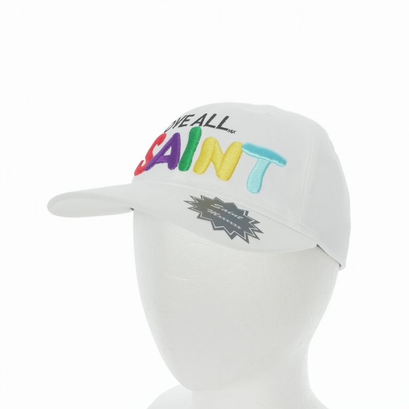 セントマイケル SAINTMICHAEL 26SS LOVE ALL_CAP ベースボールキャップ 帽子 OS ホワイト 白 SM-MK8-0000-081