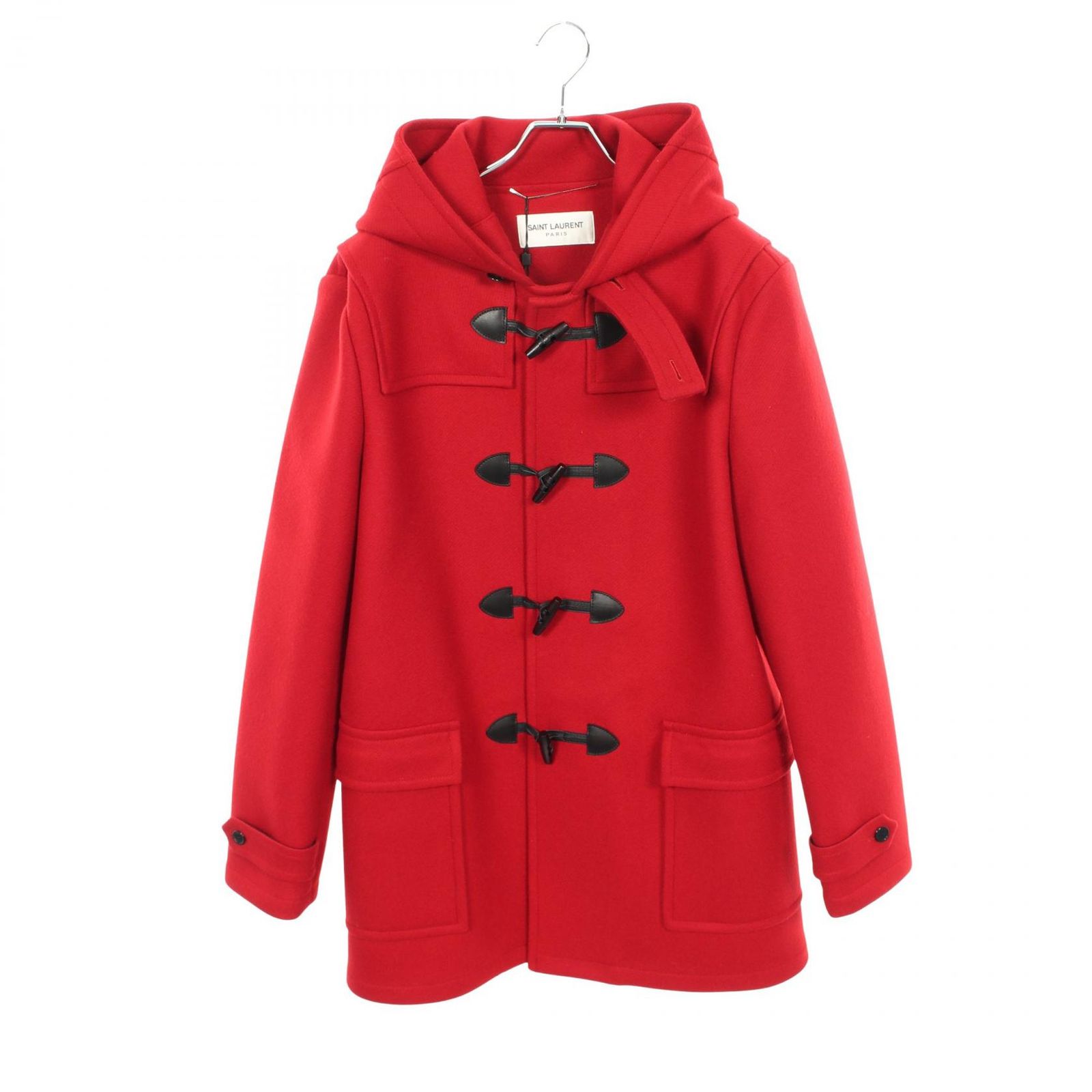 サンローランパリ SAINT LAURENT PARIS ダッフルコート 576581 ウール コート メルトンダッフルコート メンズ 未使用