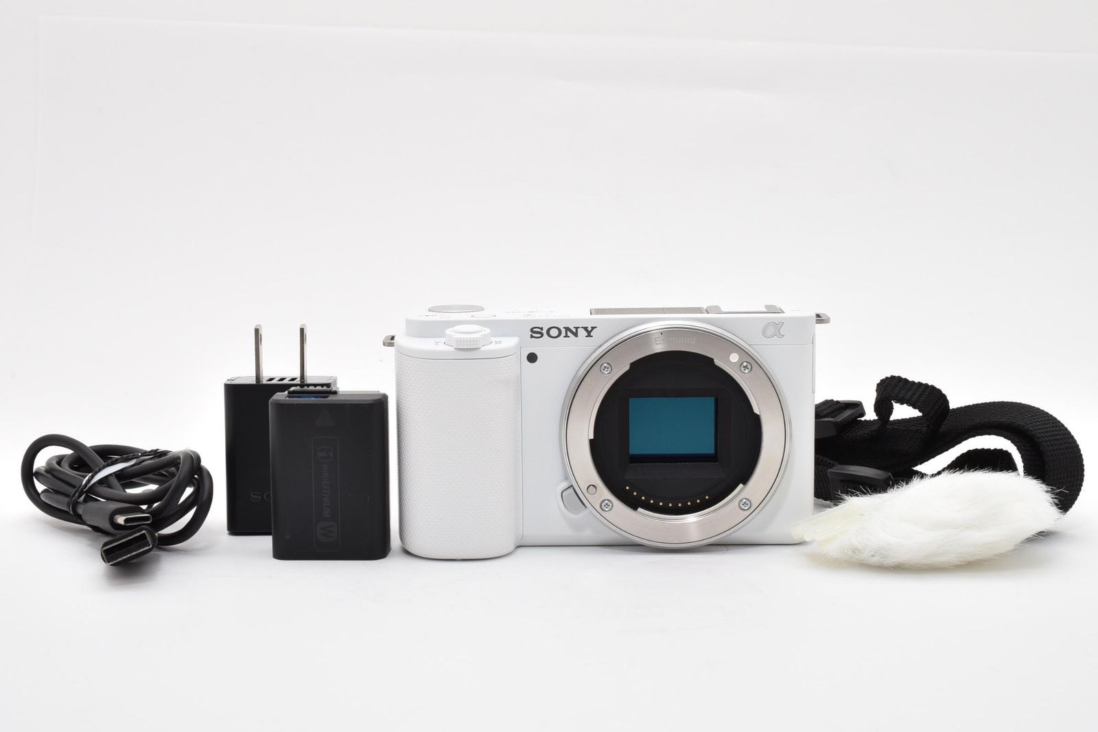 ☆極上美品☆ Sony ソニー VLOGCAM ZV-E10 ボディ ホワイト 2420万画素