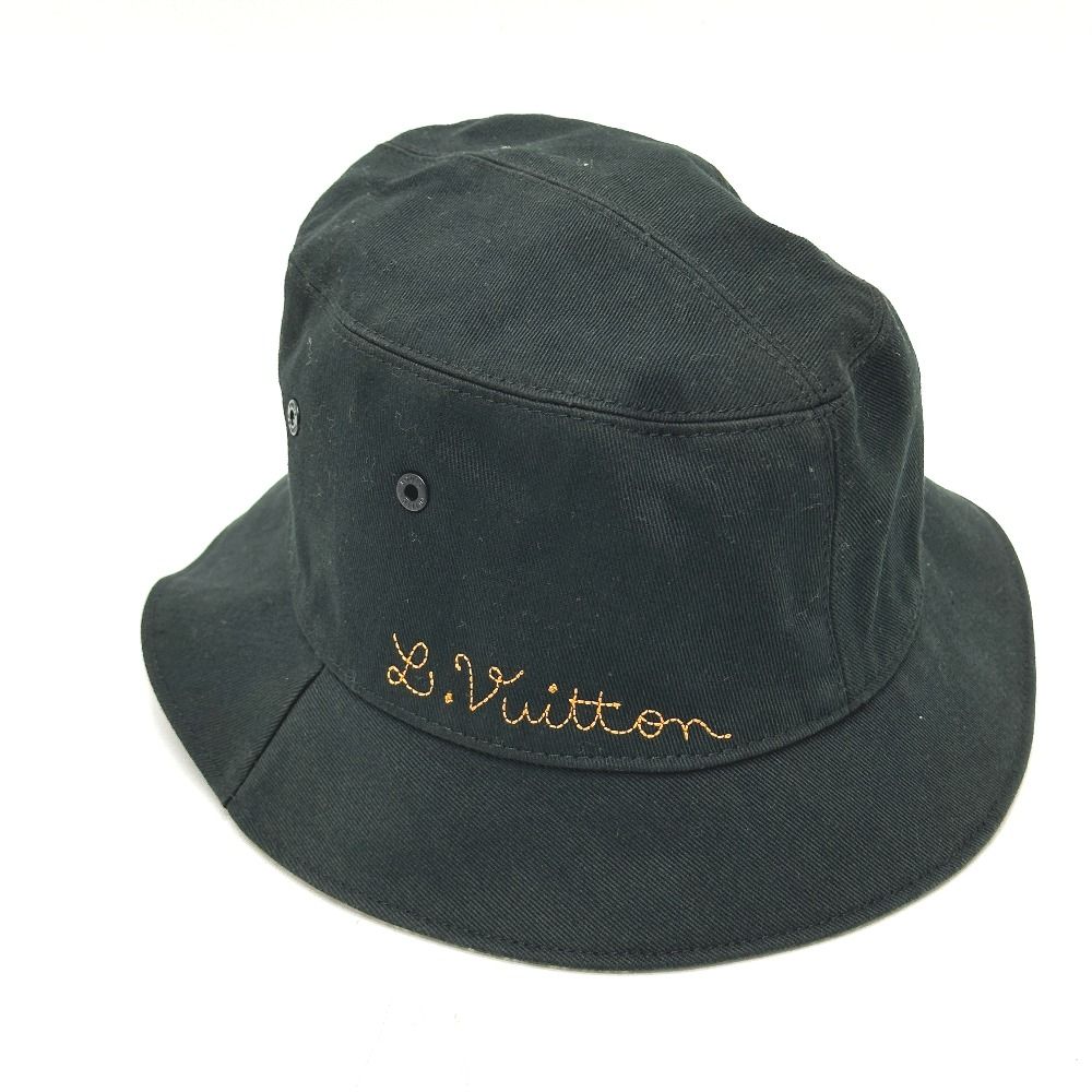 ルイヴィトン LOUIS VUITTON ボネ・ディストーテッド ダミエ MP2947 ハット 帽子 コットン ブラック LOUIS VUITTON ルイヴィトン ハット ボネ ディストーテッド ダミエ