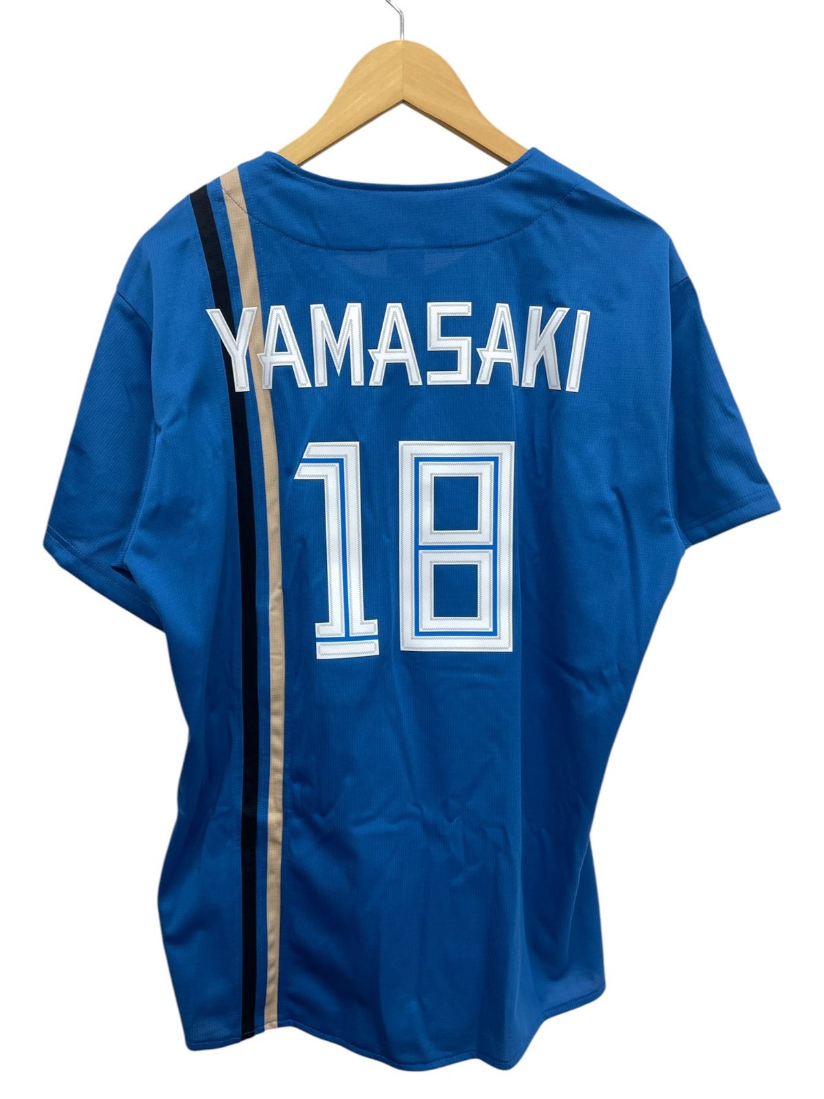 北海道日本ハムファイターズ 山崎福也 #18 ユニフォーム M ブルー