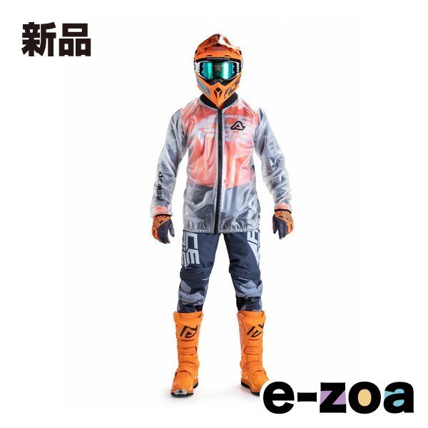 ACERBIS アチェルビス RAIN TRASPARENT PRO 3.0 レインジャケット 3XL AC-22174CL6 (2644632)