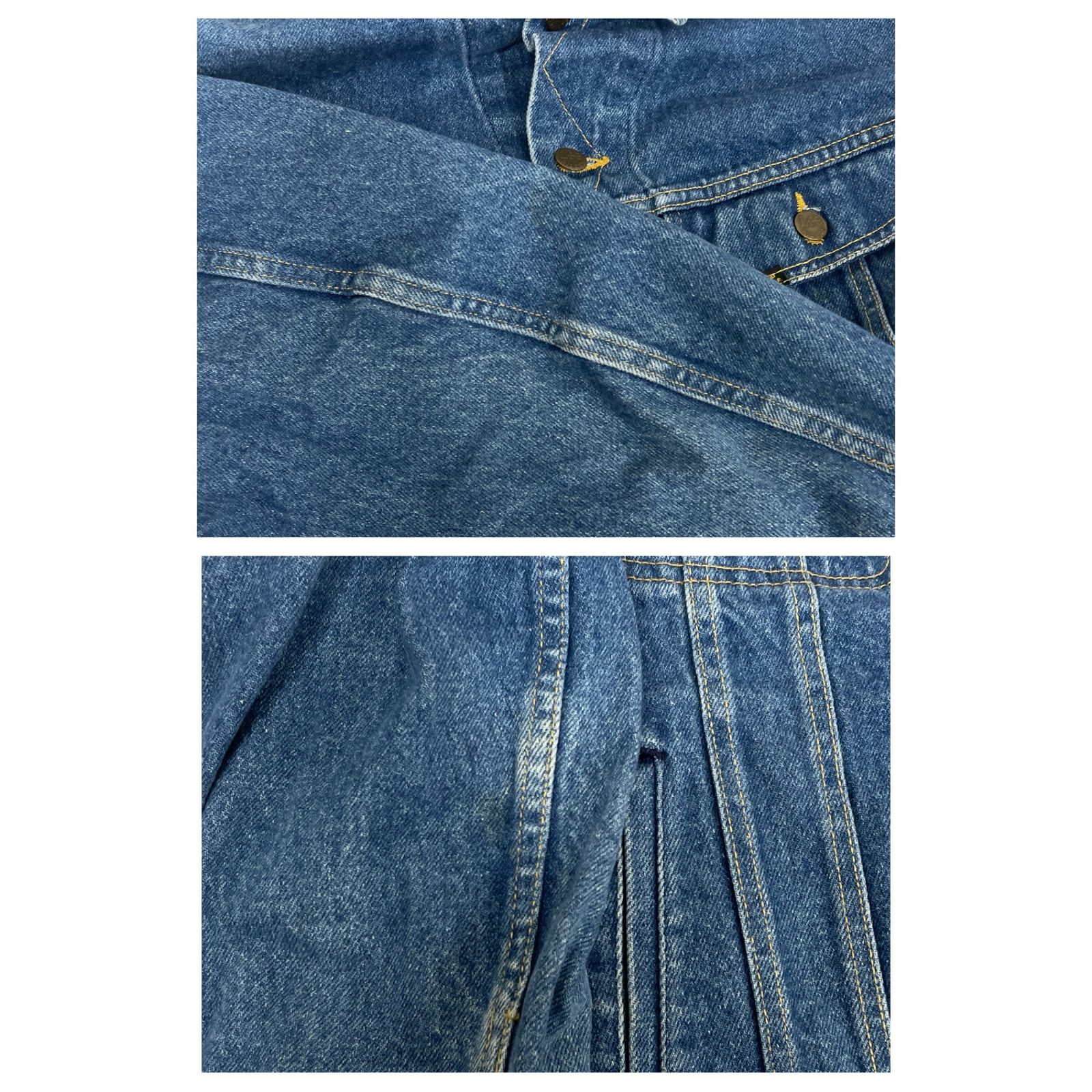 Lee (リー) デニムジャケット Gジャン USA製 80S 古着 ビンテージ 220 