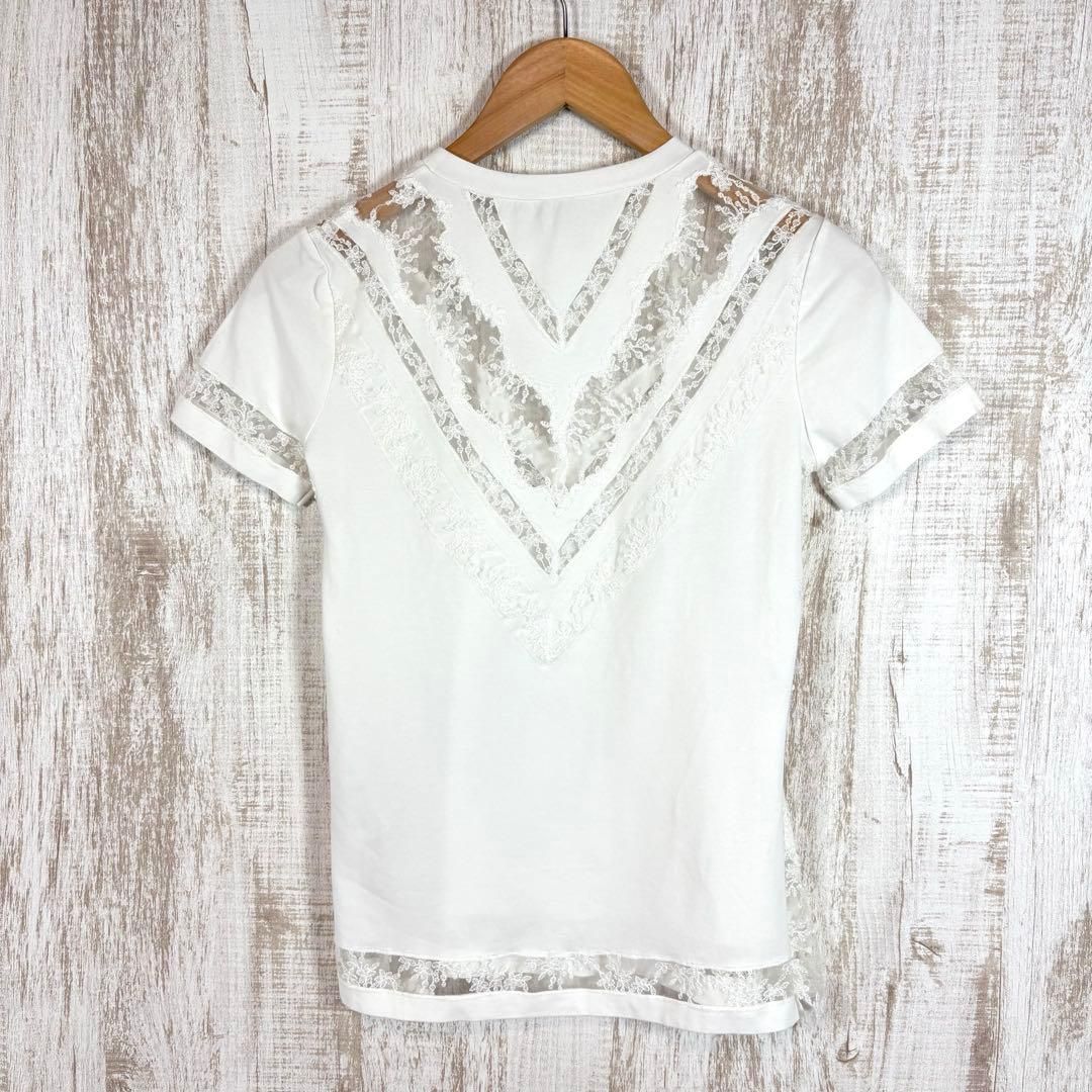 ERMANNO SCERVINO エルマンノシェルヴィーノ シースルー 刺繍 レース