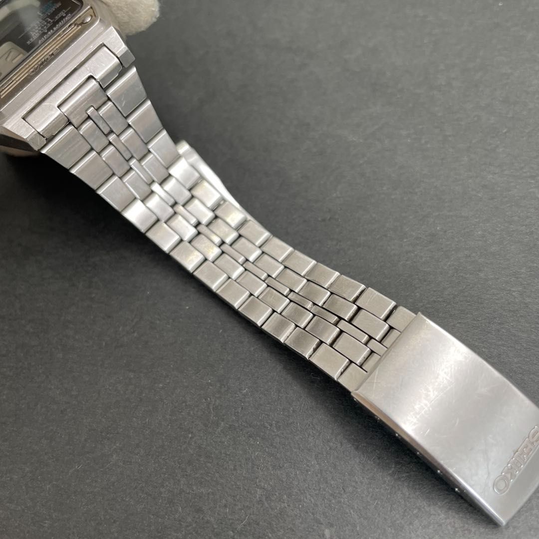SEIKO H239-5040 シルバーウェーブ デジアナチャイム セイコー Silver