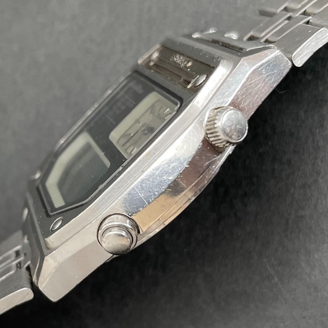 SEIKO H239-5040 シルバーウェーブ デジアナチャイム セイコー Silver