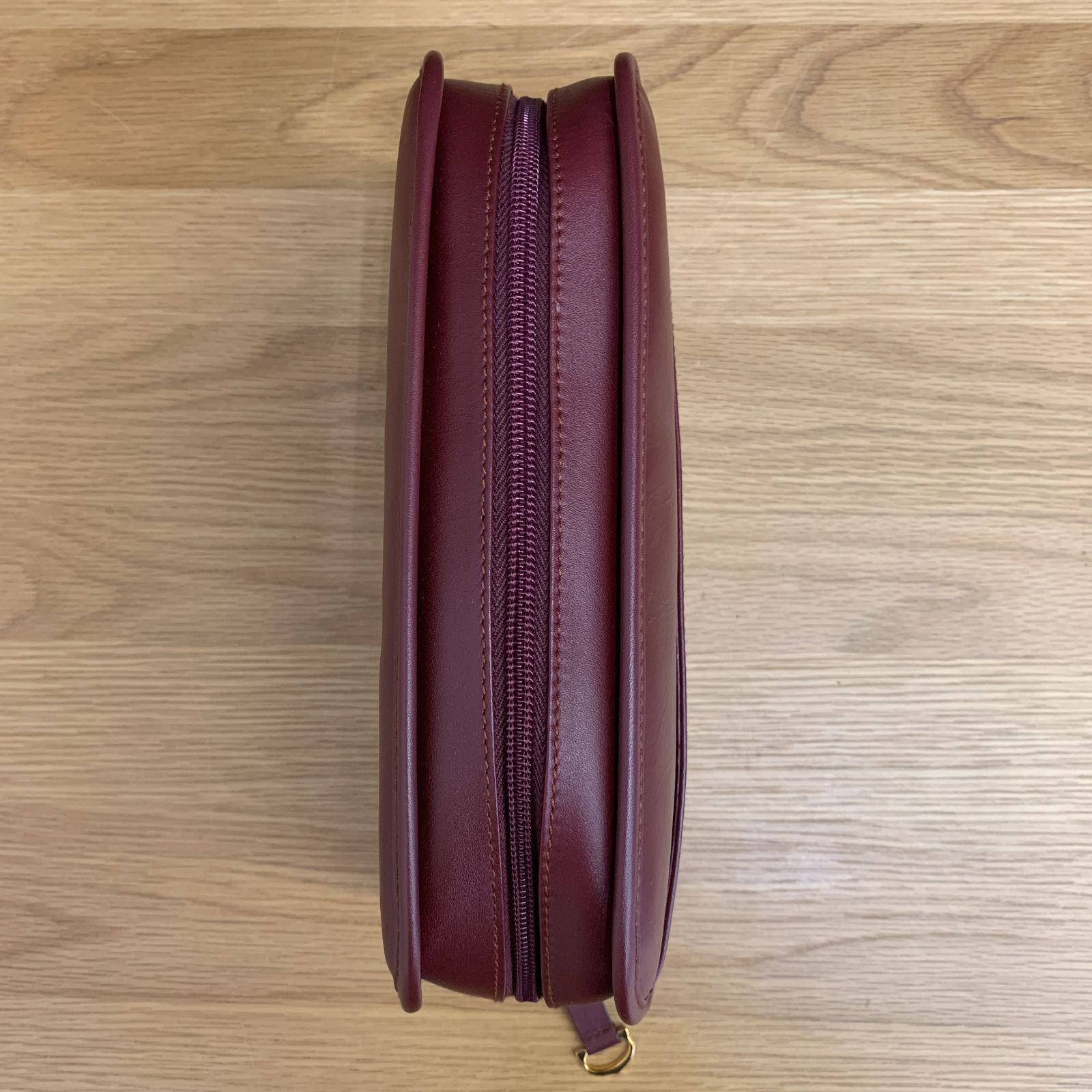 Cartier カルティエ マストライン セカンドバッグ ボルドー ゴールド